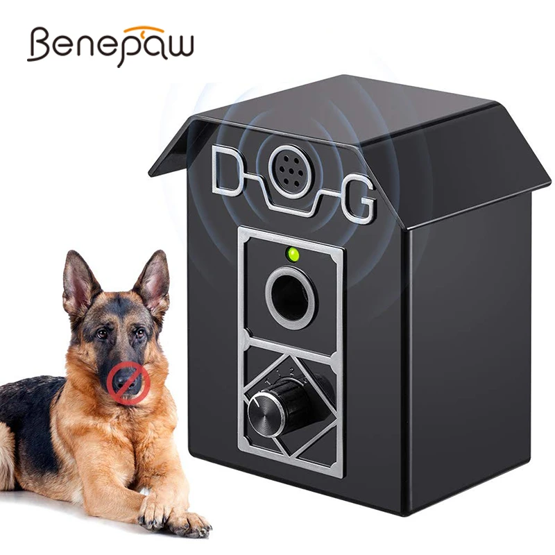 Benepaw超音波アンチ犬吠えるデバイス有効ペット樹皮抑止力停止吠える屋内屋外まで 15 メートル範囲 AliExpress