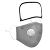 Reusable Washable Face Masks with10 Replaceable Pm2.5 Filter Mouth Mask Dust Windproof Cotton Valve Respirator with Goggles Mask 5