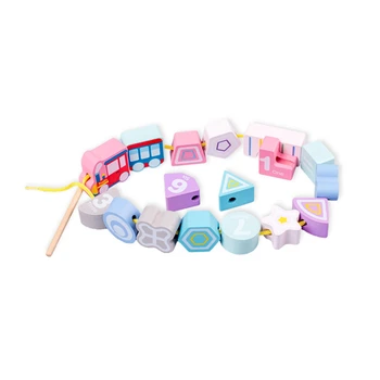 

Wooden Toys Children Cute Cartoon Wooden Threaded Bead Game Educational Toys The Best Educational Gifts
