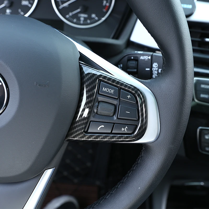 Углеродное волокно для BMW 2 серии 218i F45 F46 X1 F48 2016 2019 ABS хромированный чехол на