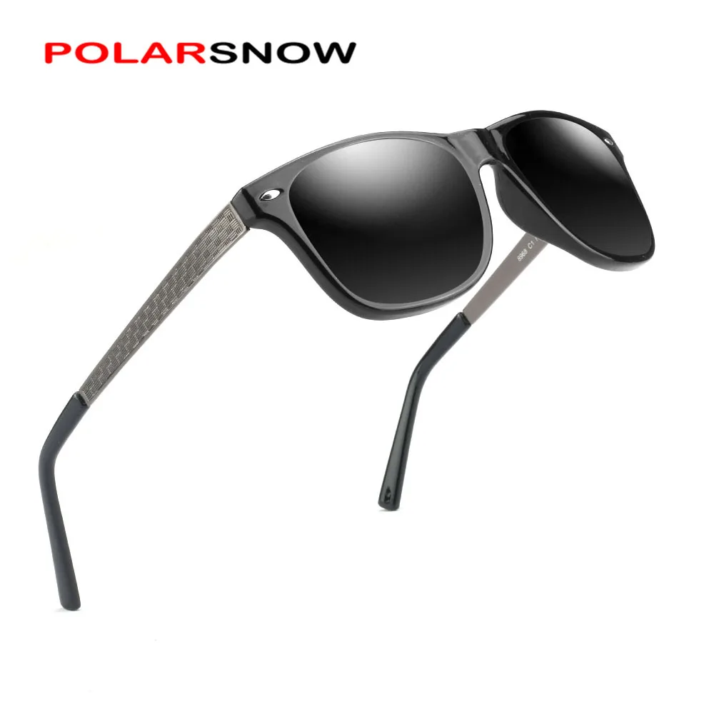 Мужские поляризованные солнцезащитные очки POLARSNOW модные брендовые дизайнерские