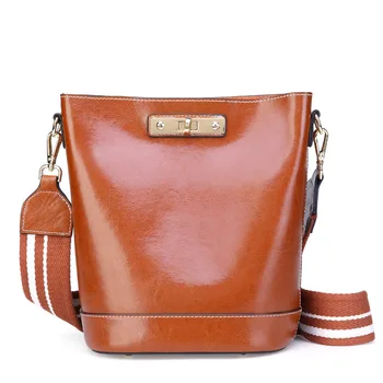 

Fashion New 2019 Brand Classical Ladies Tote Leather Fashion Women's Split Cowhide Crossbody Bag Handbags Bucket