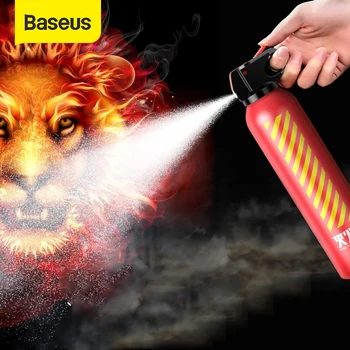 

Baseus Car Fire Extinguisher 600ml with Holder Sticker Trunk Belts For Home Auto Styling Accessories