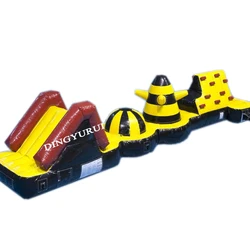 Inflatable Water Sports Obstacle Course Inflatable Water Slide Fun Sports Competition Game For Children And Adults