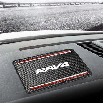 

19*12cm Auto parts mobile phone anti-slip mat car adhesive dashboard gel mat PVC mat for Toyota RAV4 2010-2020 Car styling