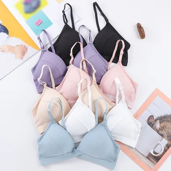 

Fashion Beauty Back Pad Wrapped Bras Lingerie Backless Underwear Women Wireless Push Up Bras,