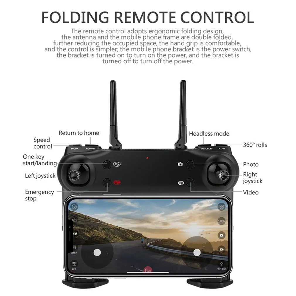 SG106 WiFi FPV RC Дрон 720P камера оптический поток 1080P HD Двойная камера воздушная видео RC Квадрокоптер самолет Квадрокоптер игрушки для детей