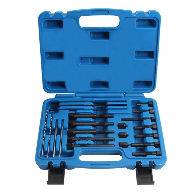 

Glow plug electrode removal Pull out the M8 and M10 glow plug repair tool kit
