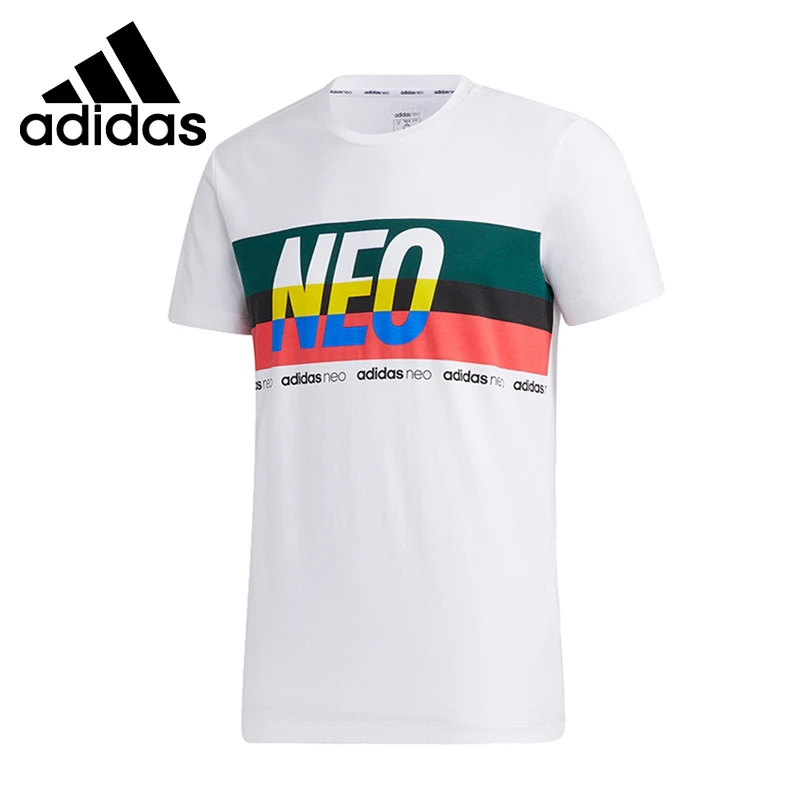 Nueva llegada Adidas NEO M BRLV TEE de Hombre Ropa Deportiva de manga corta|Camisetas para correr| - AliExpress