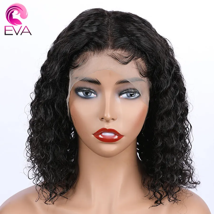 Eva 360 парики из натуральных волос на фронтальной основе для черных женщин с волосами младенца предварительно выщипанные волосы бразильские отбеленные узлы парики Remy
