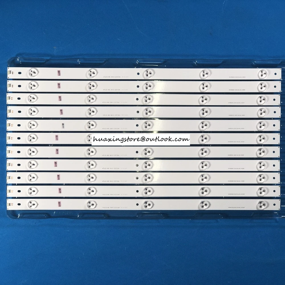 

11 шт. 493 мм Светодиодная лента 5 светодиодный для Hi sense 50 ''TV E257384 SVH500A24 5 светодиодов Rev06 140303 T500HVN07.1 стандарта LTDN50K220WSD
