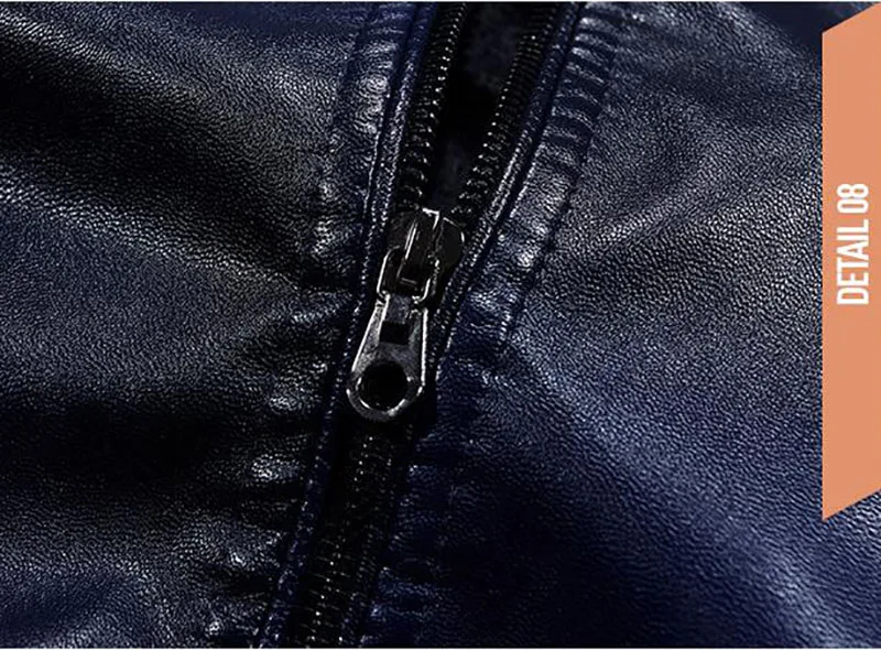 KIOVNO Mens Fashion Pu Leather Jackets Coats Fleece Lined Motorcycle Leather Jackets Outwear For Male Size M-3XL Windbreak (17)