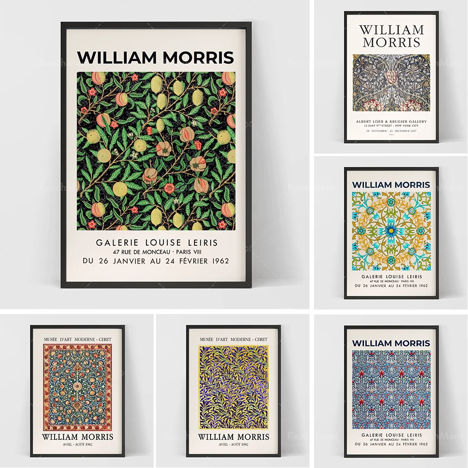 

William Morris vintage affisch William Morris tryck / Minimalism