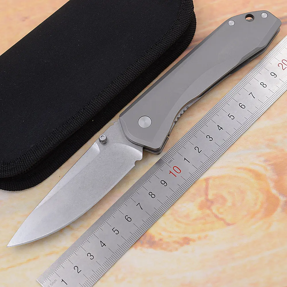 JUFULE 761 Ti моно шарикоподшипник S35vn титановая ручка Складной Тактический Карманный