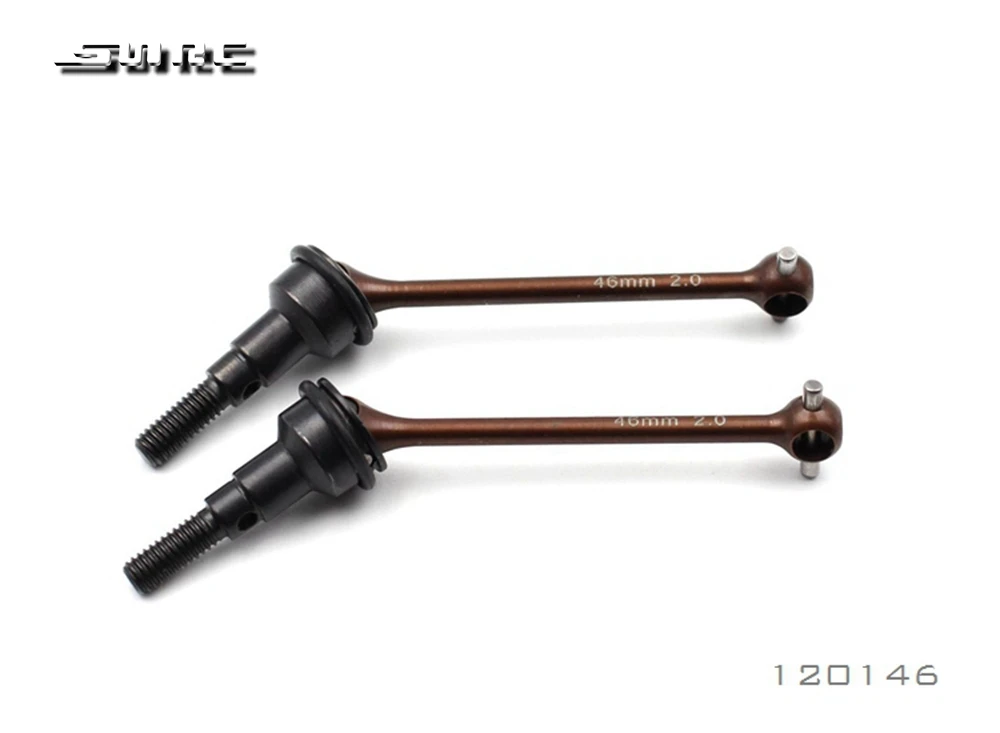 SN-RC 120146 1:10 RCAccessories правый угол CVD приводной вал SPRING STEEL-46mm 2.0PIN -S2 | Игрушки и хобби