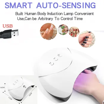 

36W USB LED UV Nail Gel Curing Lamp Light Nail Gel Polish Dryer Nail Art Machine Fit LED Gels UV Gels Hard Gels Dropshipping