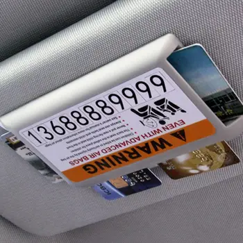 

Multifunction Car Sun Visor Temporary Parking Card Holder Case Pocket Organizer Pouch Bag New hot sale