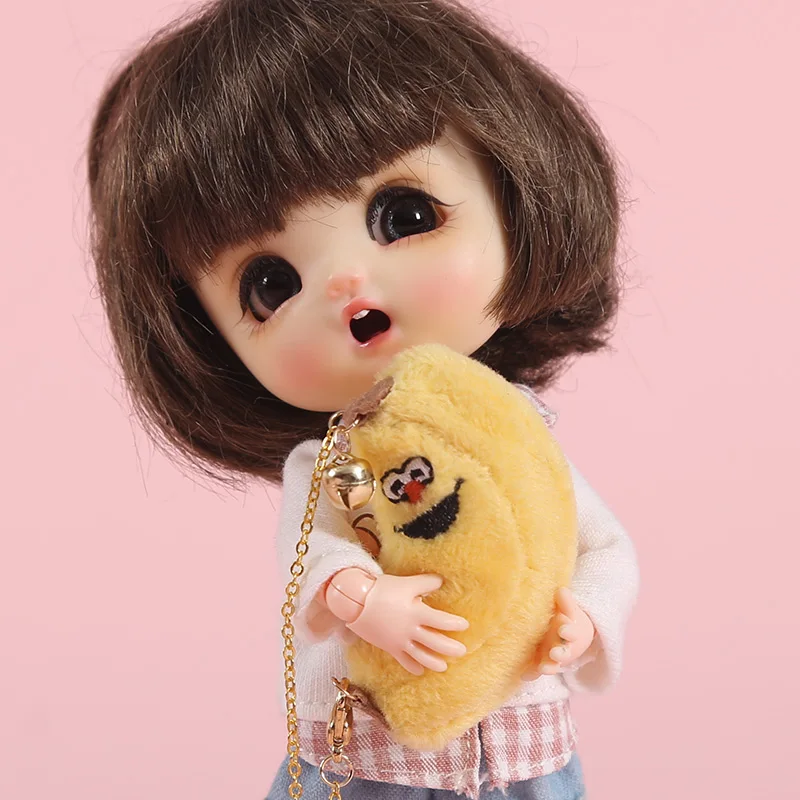 Ob11 Детская сумка в виде яблока, банана ранец 1/8 BJD круглая кукла-сумка для куклы