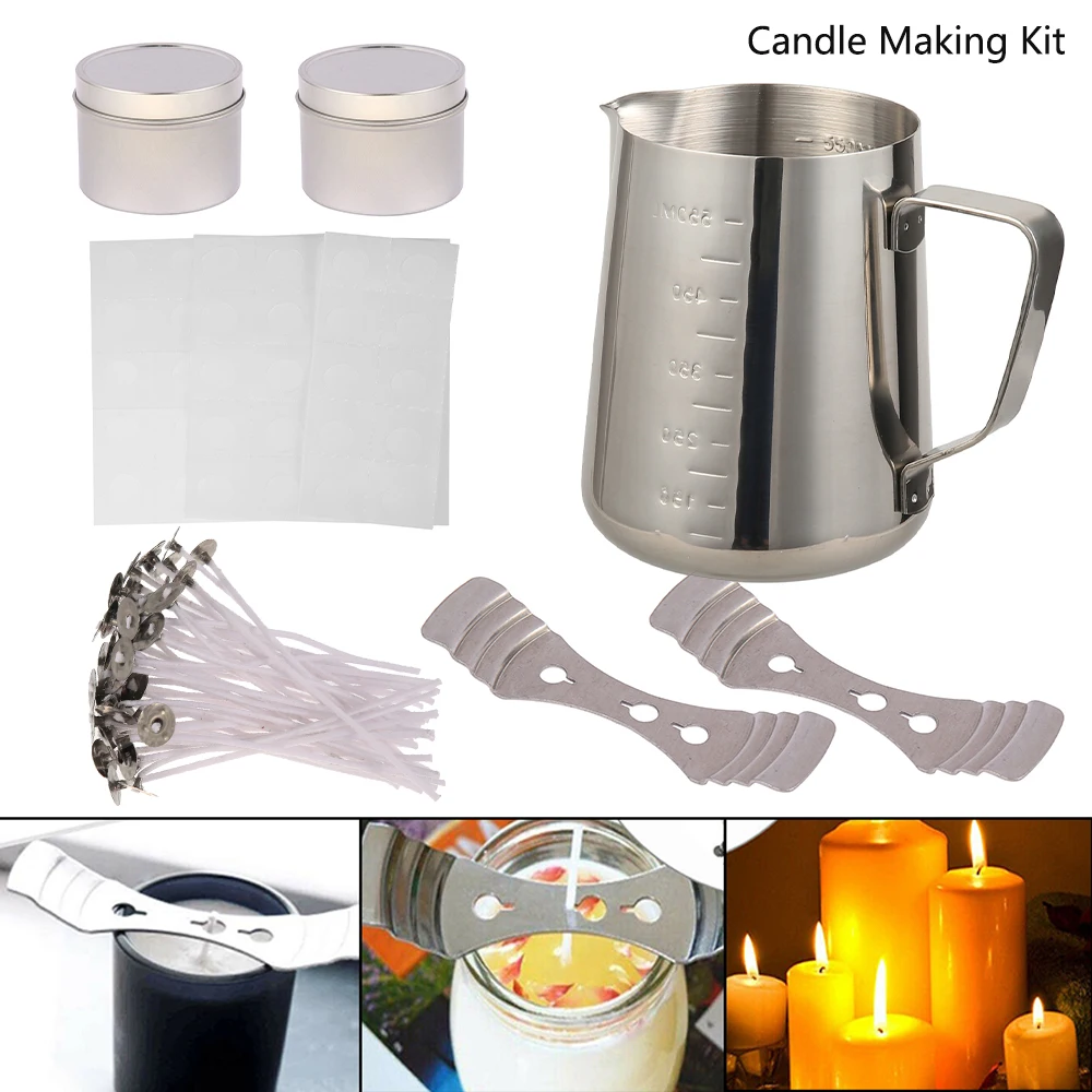 Diy vela crafting kit de ferramentas diy velas fazendo artesanato ferramentas vela pavio vela que faz a ferramenta adequada para iniciante vela que faz a fatura