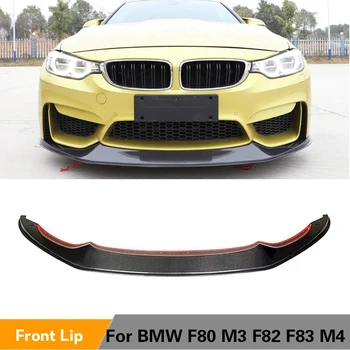 

Front Bumper Lip For BMW F80 M3 F82 F83 M4 2014 - 2018 Front Bumper Lip Splitters Carbon Fiber