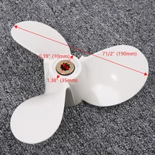 1* Алюминиевый сплав лодочный подвесной Пропеллер для 2 4 тактный подвесной мотор 4HP Тип