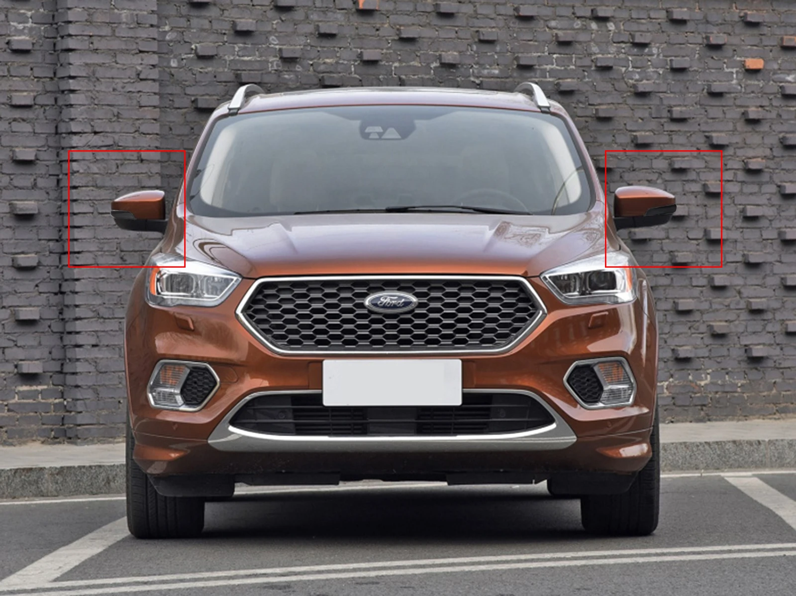 Динамический светодиодный светильник с зеркальным поворотом для Ford Kuga Escape EcoSport 13-18