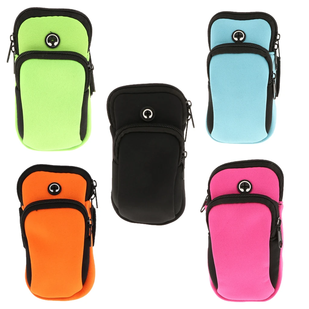 Sport Arm Bag Water Resistant Mobile Phone Holder Gym Waistband Skin-friendly Breathable