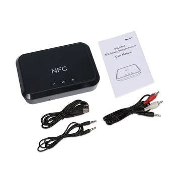 

DC 5V Wireless NFC bluetooth Receiver Micro USB NFC HiFi Desktop Adapter Audio Music Adapter Auto for Car TV Speaker Phone