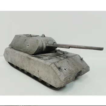 

34*10cm Germany Tank Panzer VIII Maus DIY 3D Paper Card Model Building Sets Construction Toys Educational Toys Military Model