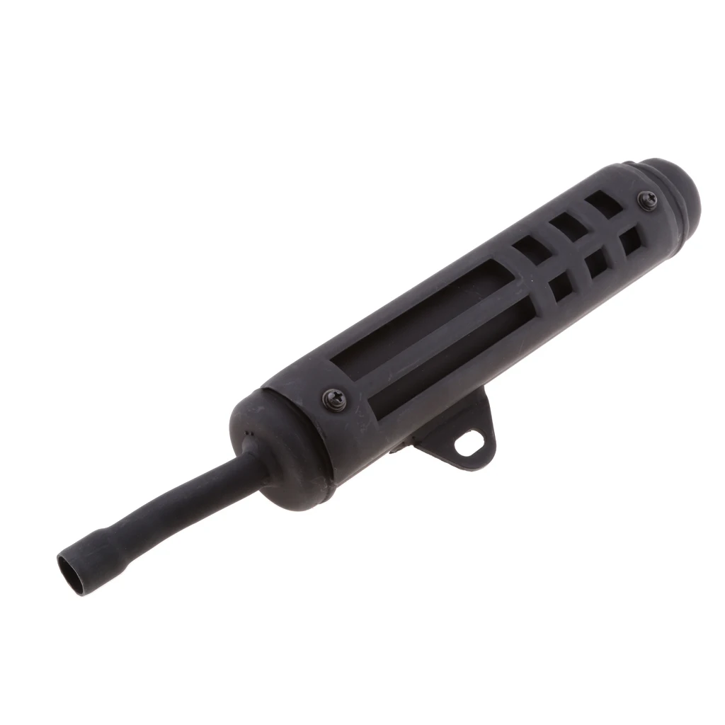 Black Motorcycle Exhaust Muffler Silencer Pipe For Yamaha PW80 PW 80 Cafe Racer Exhaust Assembly Motorcycle Accessories