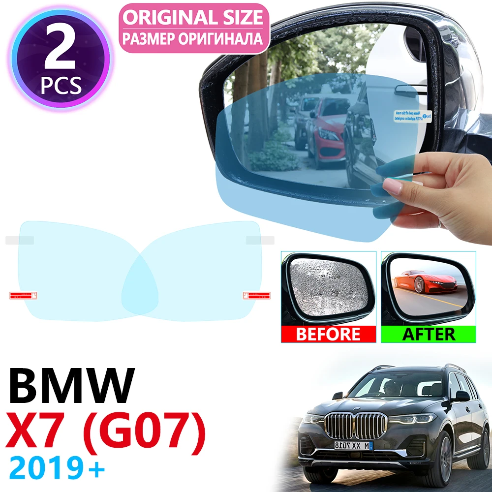 

for BMW X7 G07 X7 G07 2019 2020 2021 Full Cover Rearview Mirror Anti-Fog Films Rainproof Anti Fog Film Clean Car Accessories