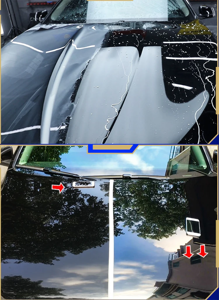 Auto Beauty Car Ceramic Coating 12H Liquid Glass Graphene Nano-plated Crystal Hydrophobic Car Plating Anti-Scratch Polish