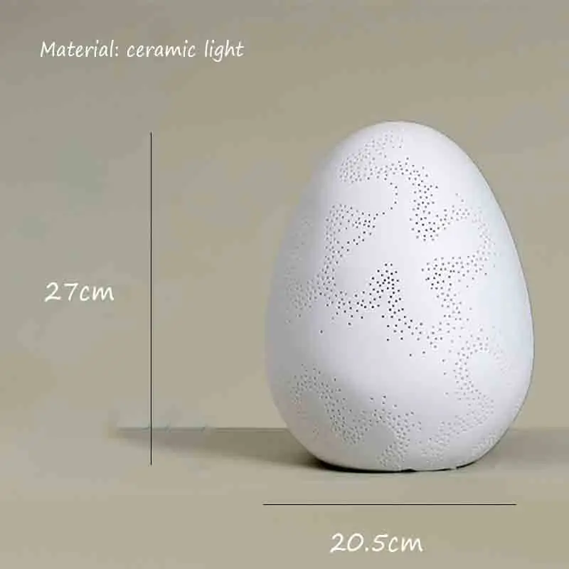 20.5cmx27cm Современный керамический светодиодный Светодиодный настольный светильник для спальни, домашний декоративный Настольный светильник, прикроватный светильник для гостиной, ресторана, лофт, настольная лампа - Цвет абажура: 20.5cmx27cm