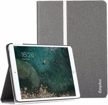 

EasyAcc® Apple iPad Pro 10.5 2017 Case Shock-Resistant Back Cover Magnetic Closure Auto Sleep/Wake up Smart Cover Case Blue Gray