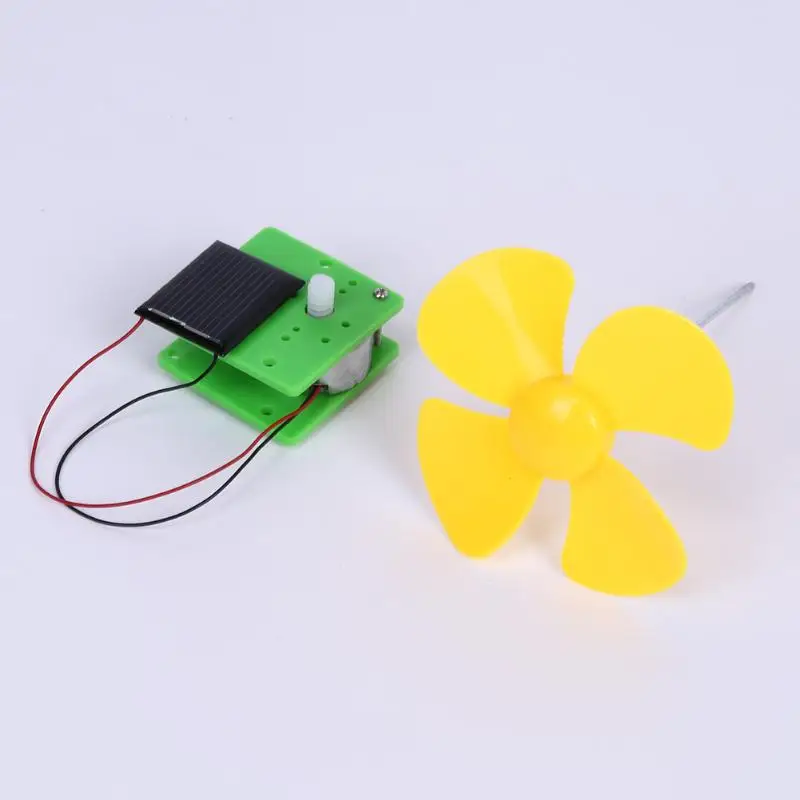 Цветочные вращающиеся производственные эксперименты для отцовства DIY сборка солнечных игрушек