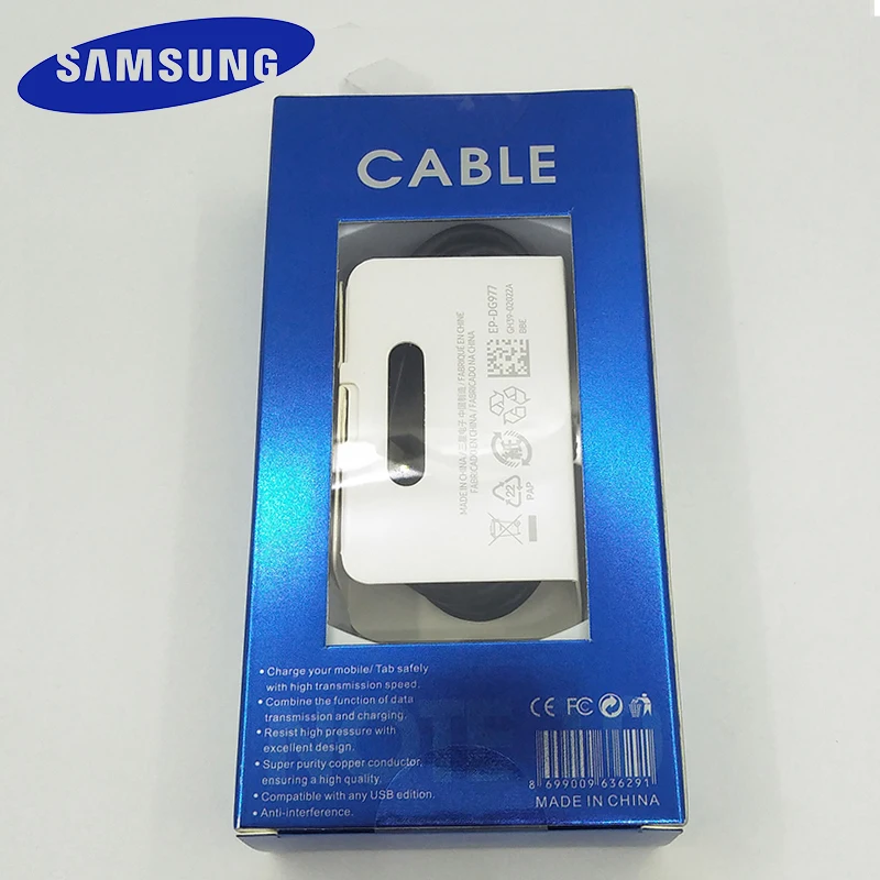 Samsung usb type C к USB C кабель для Galaxy note 10 Plus 10+ Поддержка PD QC3.0 Быстрая зарядка кабель для устройств type-C