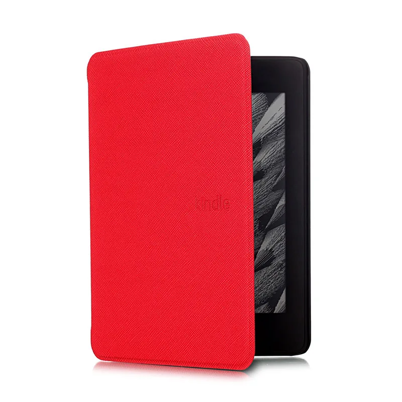 Складной умный чехол для электронной книги для Amazon Kindle Paperwhite 4 Чехол 10 поколение Магнитный чехол для электронной книги защитный чехол - Цвет: red