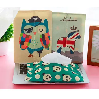 

3pcs Cloth Tissue Box Paper Bags for Toliet Home Decorations Baby Wipes Box Linen Napkin Dispenser Storage Bag Paper Holder