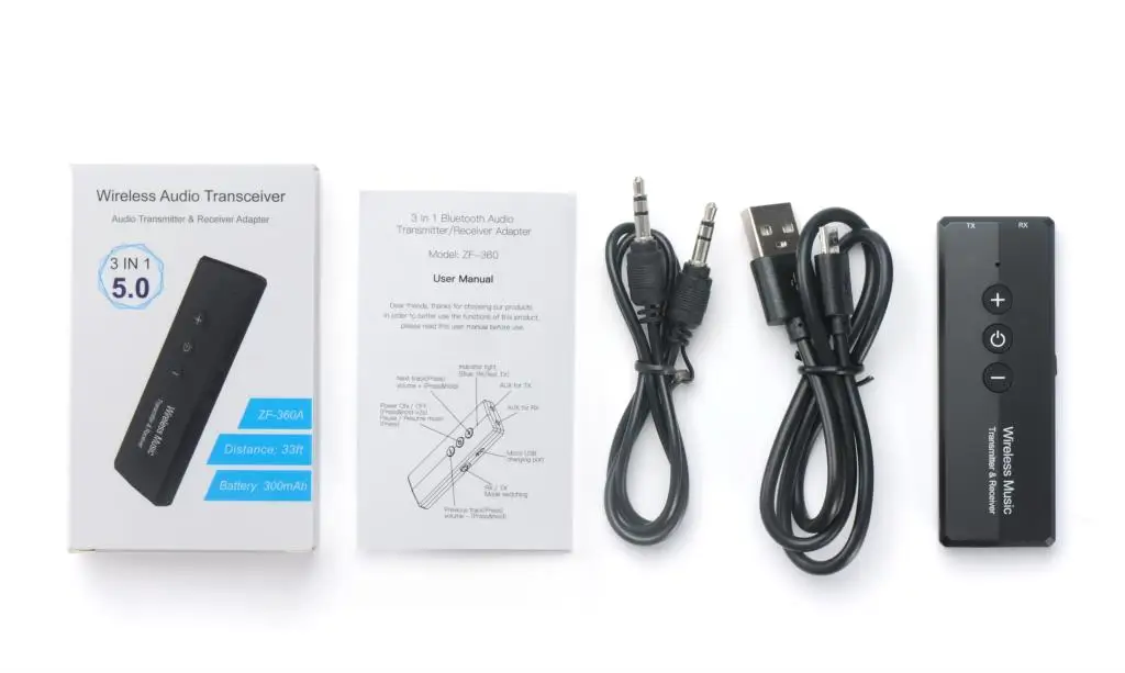 ZF-360 аудио приемник 5,0 Беспроводной Bluetooth адаптер USB HDMI передатчик и приемник для автомобильным бортовым компьютером ТВ стерео стабильного звука с 3,5
