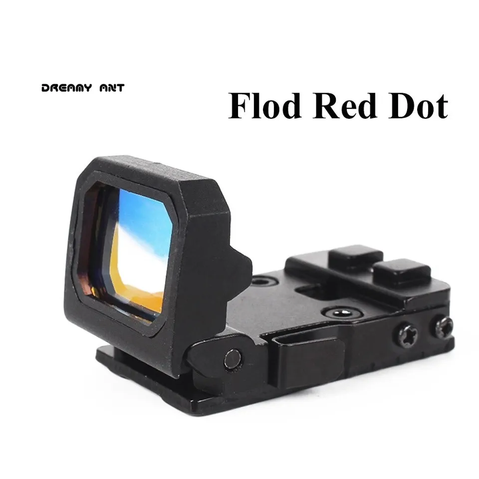 

DREAMY Red Dot Sight Scope Tactics Mini Flip Red Dot Optic Sight Pistol Holographic Weapon Sight Reflect Collimator Sight