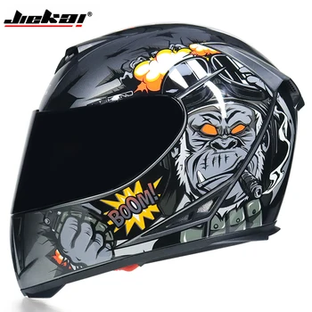 

Motorcycle helmet capacete cascos full face racing helmets Double Visor Motocross Helmet Casco Modular Moto Helmet DOT Approved