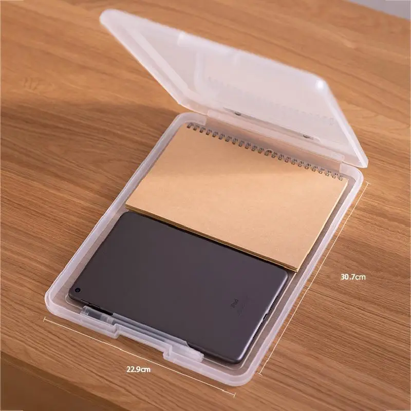 Multifunction A4 Size Folder With Elastic Clip Board Folder Plastic Storage Music Score Clip Box Document Pads Briefcase Bags