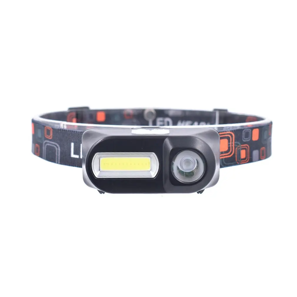 Outdoor Camping Portable Mini LED Headlamp USB Charging Fishing Headlights Flashlight LED Headlight Emergency Light