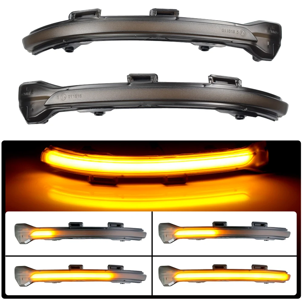 

2pcs Dynamic Turn Signal Light LED Side Wing Blinker Light For VW Golf 7 GTI 2012-2020 Rearview Mirror Indicator