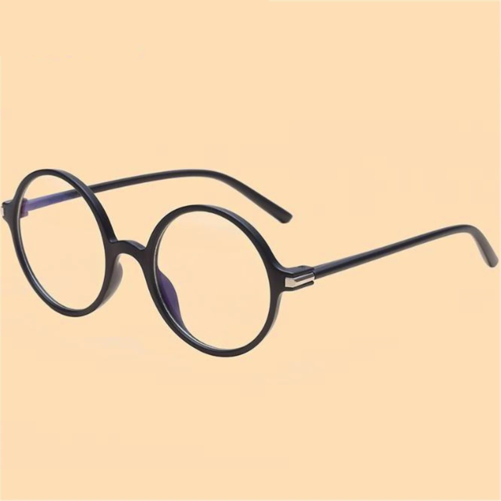 1 шт., женские очки для макияжа, синий светильник, круглые прозрачные оправы, анти-голубые лучи, компьютерные очки, линзы, оптическая оправа для очков