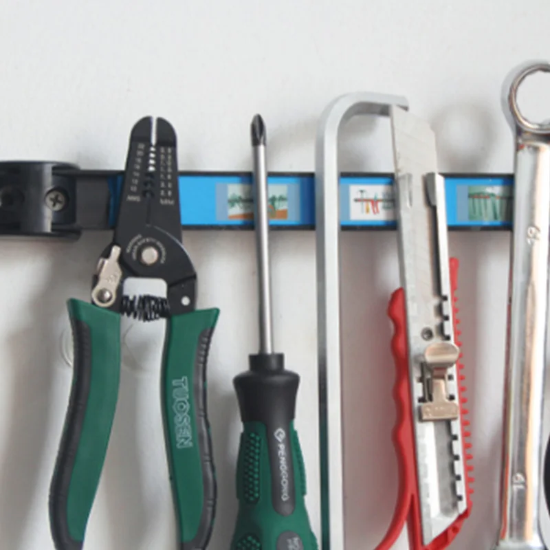 

Magnetic Tool Holder Bar 8" Strong Magnetic Tool Holder Hardware Organizer for Garage Workshop