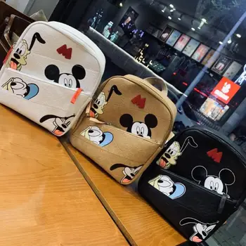 

Disney Mickey Mouse Children's School Bag Kindergarten Girl Cartoon Backpack Cute Bag Cartoon Backpack Kid's Gifts