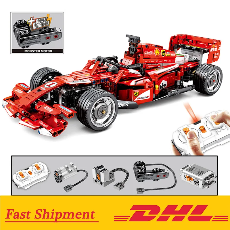 

The Remote Control Ferrari F1 1:10 Set compatible Lego Technic Racers 8674 Buidling Blocks Education Toy for Boy Children