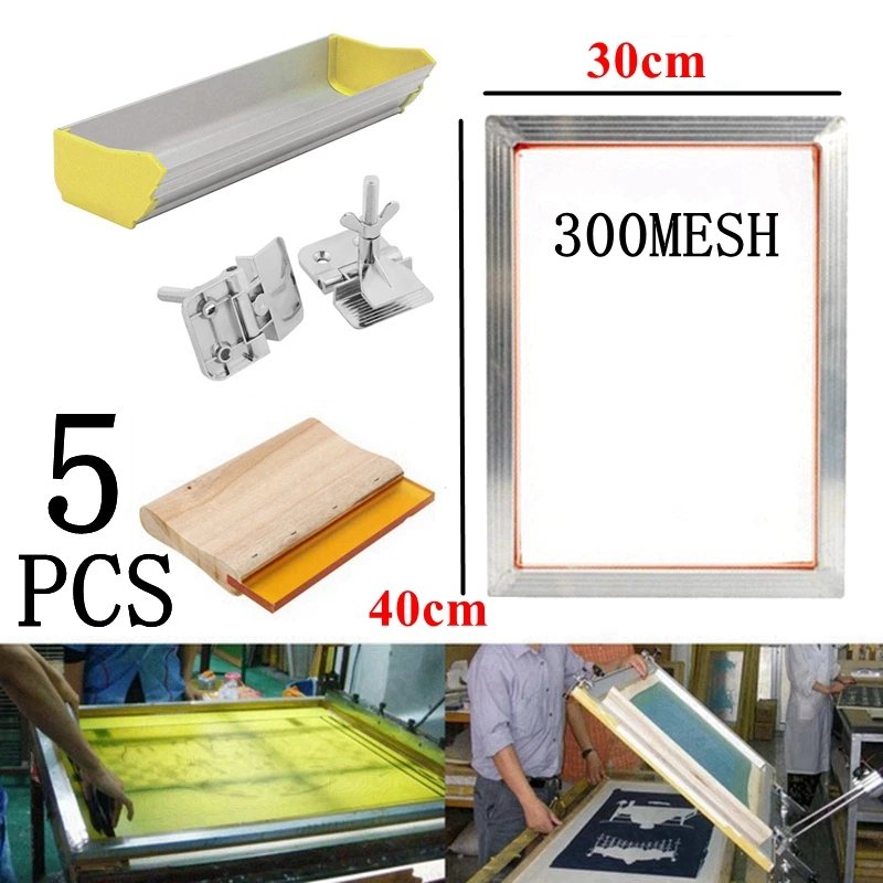 Алюминиевая рамка Silkscreen 5 шт./компл. 40x30 см комплект трафаретной печати 300 м +