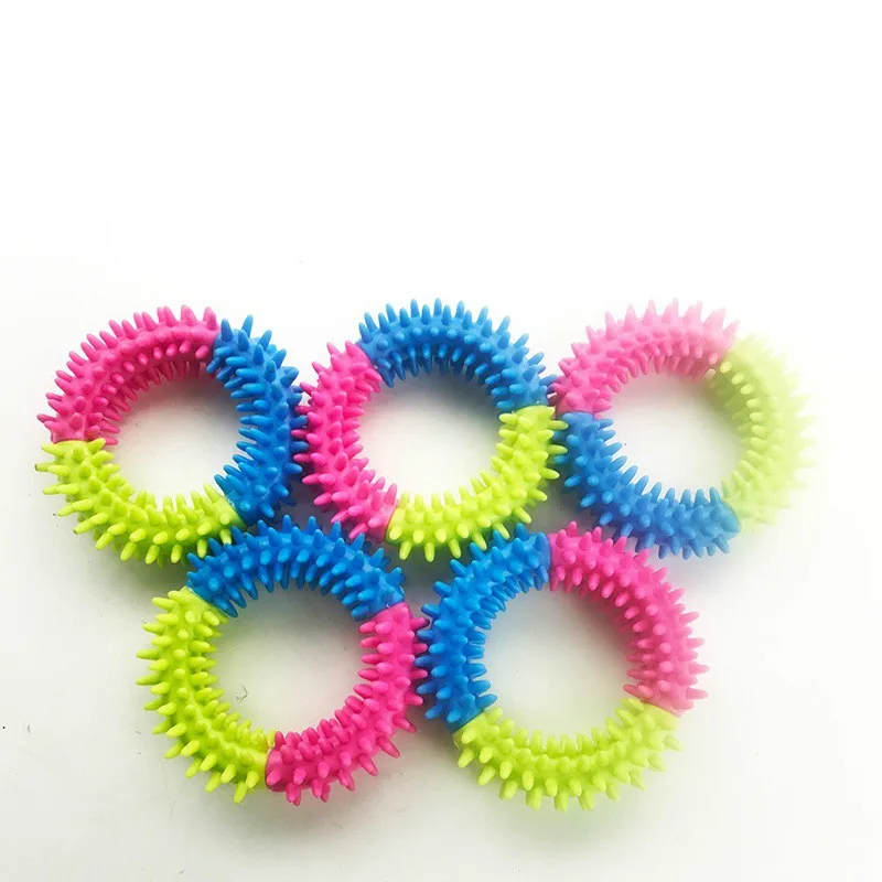 Новая резиновая игрушка для собак с шипами резиновое кольцо молярные зубы